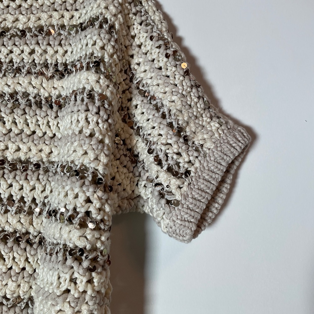 Brunello Cucinelli cotton, sweater with paillettes - Picture 5 of 5